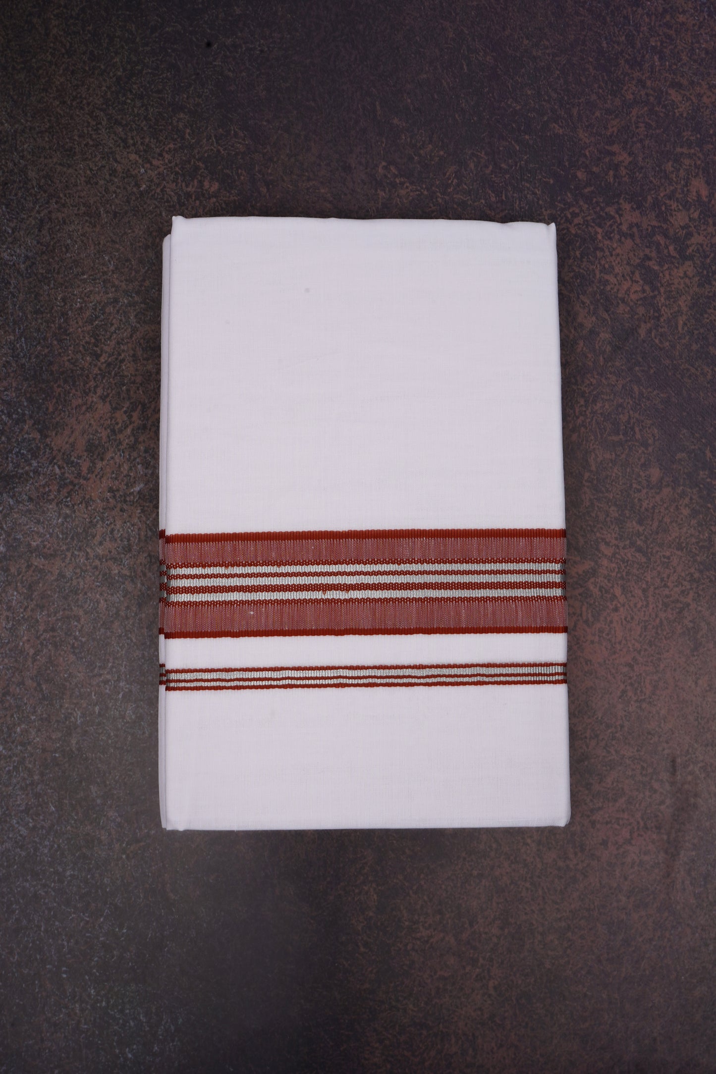 FD-166 W/D DHOTI 3.80 MTR-Dark brown