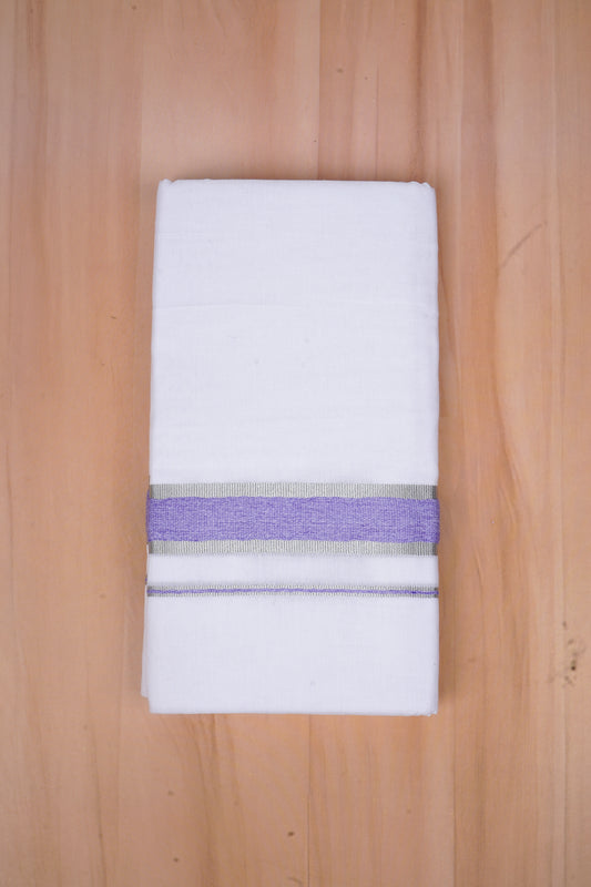 FCD-505 W/D DHOTI 3.80 MTR-Purple