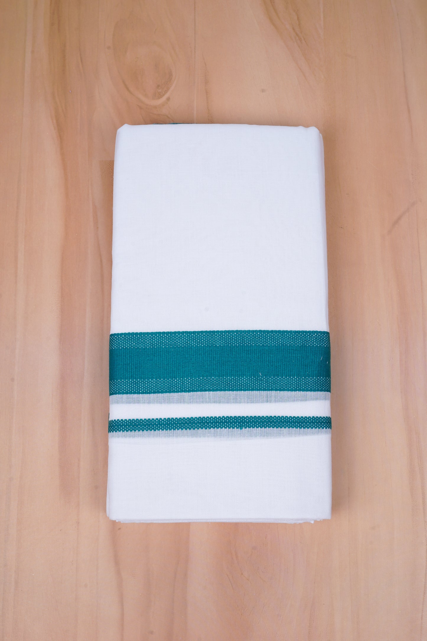 425FCD-02 W/D DHOTI 4.25 MTR- Peacock Blue