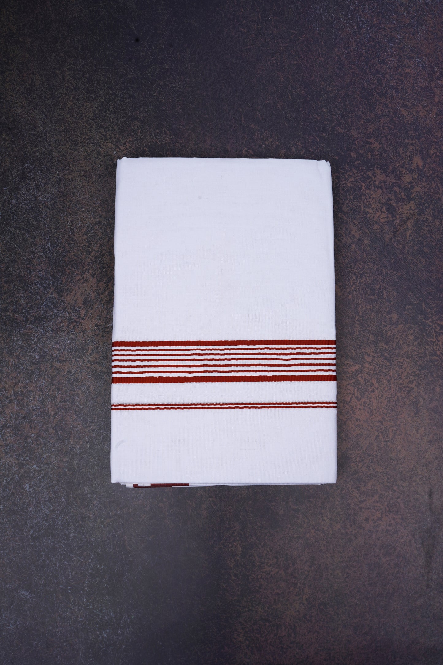 FD-158 W/D DHOTI 3.80 MTR-Dark Brown