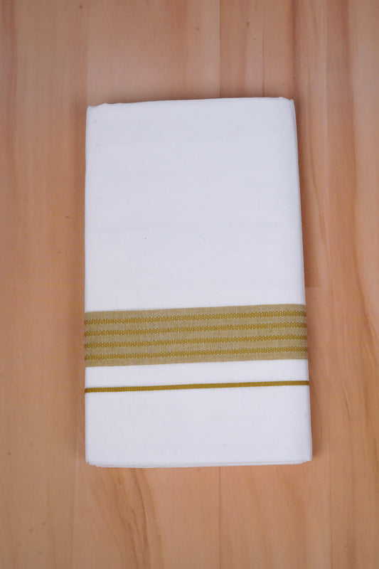 FCD-622 W/D DHOTI 3.80 MTR - Gold Yellow