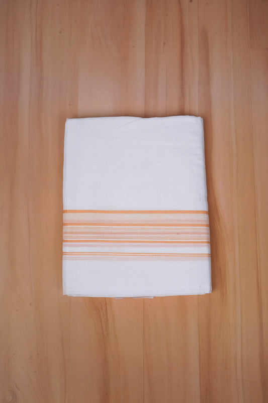 FCD-583 W/D DHOTI 3.80 MTR - Light Orange