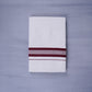 KERALOOM FINISH COTTON 331 W/D DHOTI 3.80 MTR - Maroon