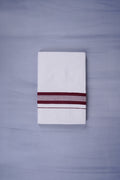KERALOOM FINISH COTTON 331 W/D DHOTI 3.80 MTR - Maroon