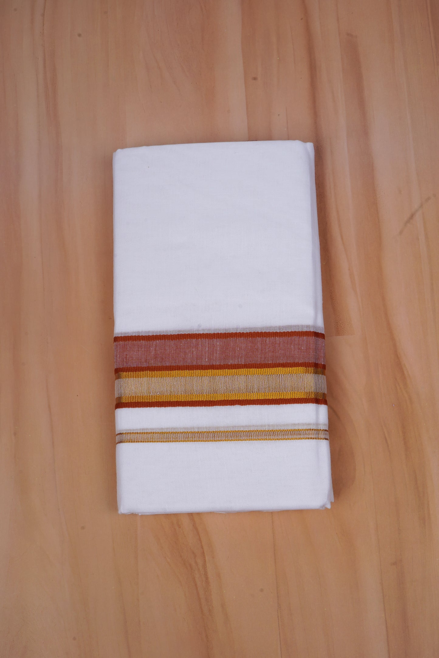 FCD-531 W/D DHOTI 3.80 MTR-Brown