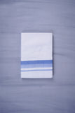 KERALOOM FINISH COTTON 327 W/D DHOTI 3.80 MTR - Blue