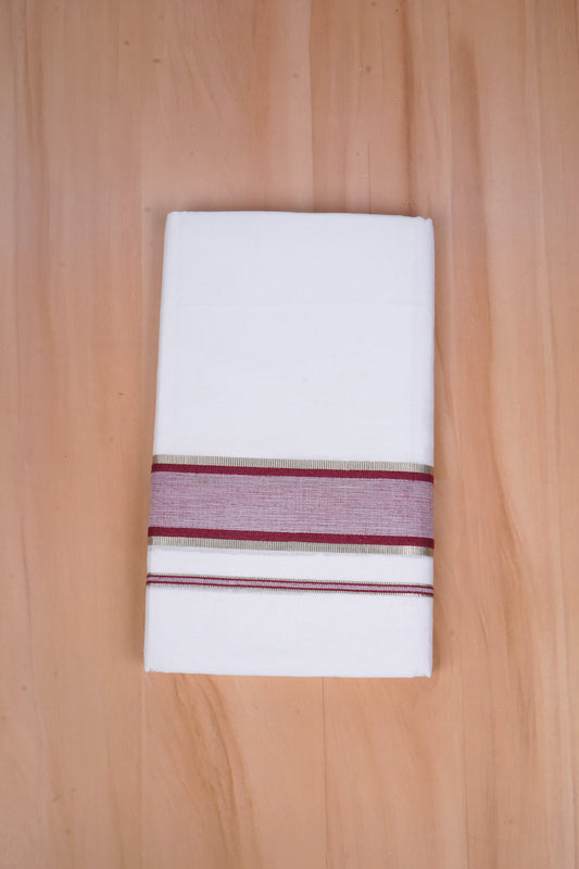 FCD-409 W/D DHOTI 3.80 MTR - Maroon