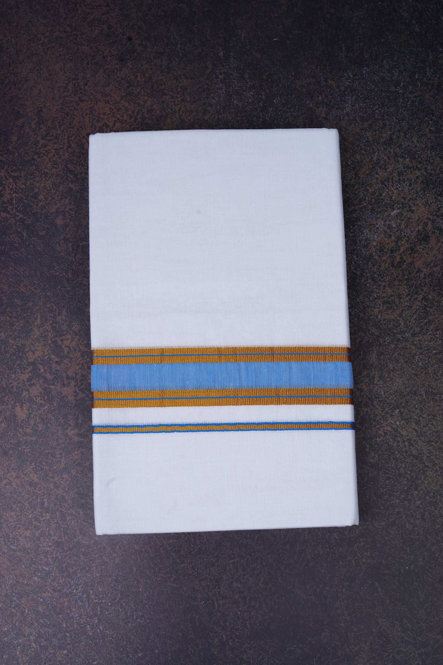 FD-172 W/D DHOTI 3.80 MTR- L blue