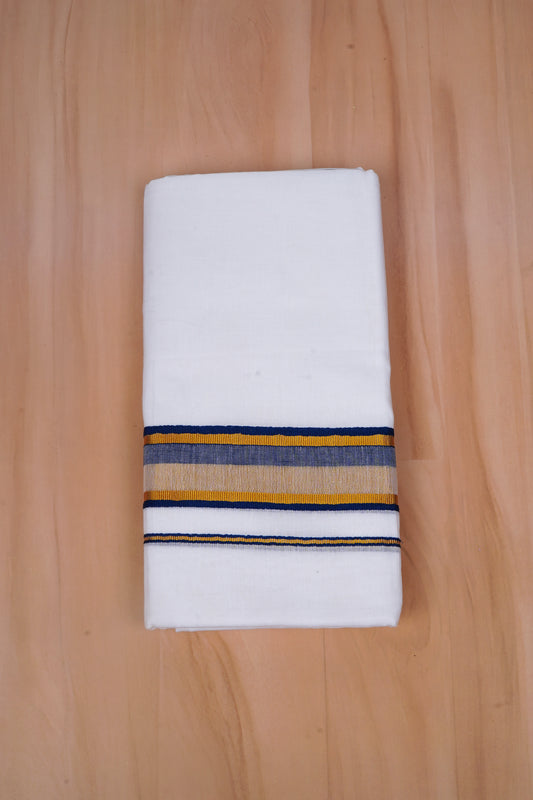 FCD-519 W/D DHOTI 3.80 MTR-Navy Blue