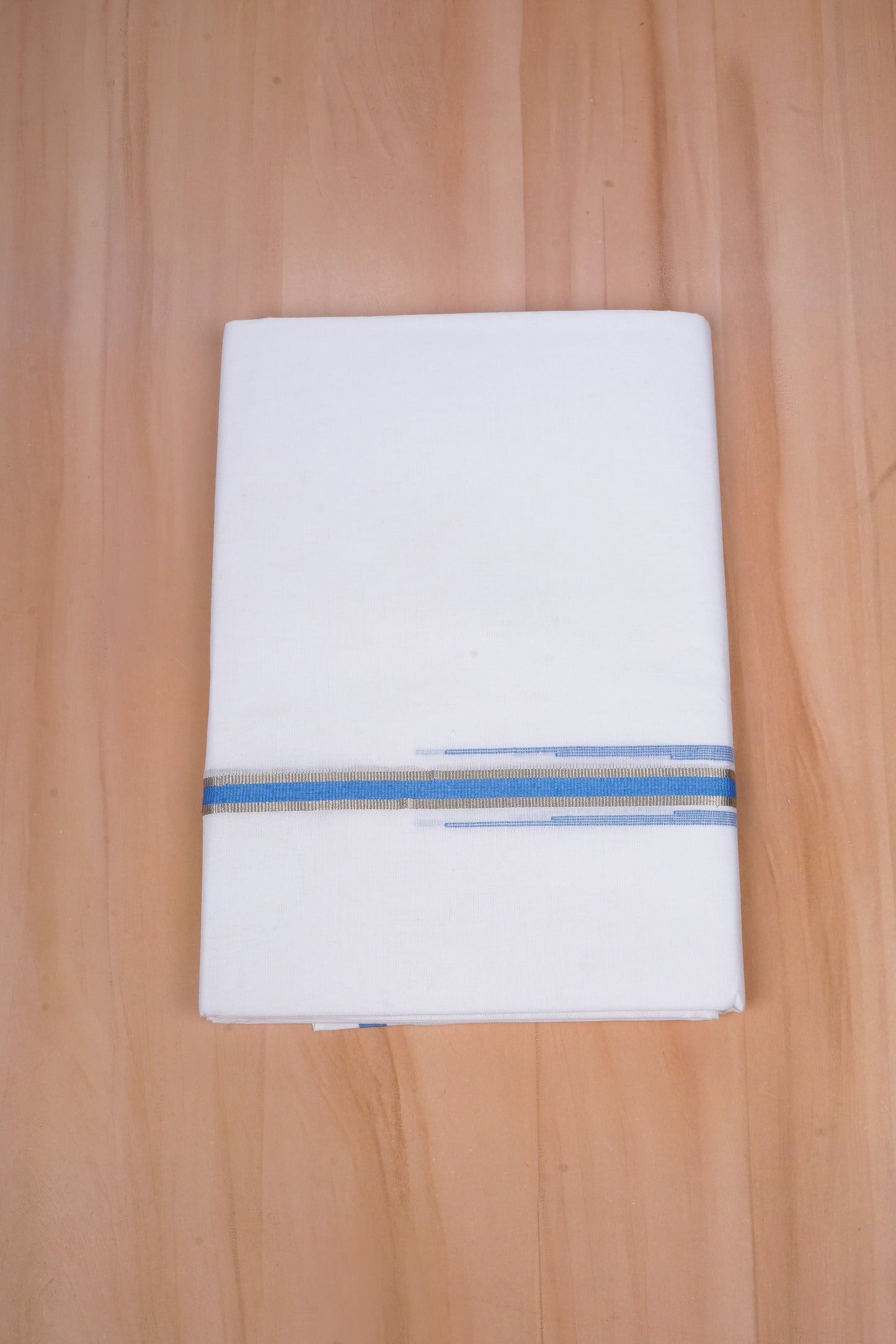 FCD-608 W/D DHOTI 4.00 MTR - Blue 2
