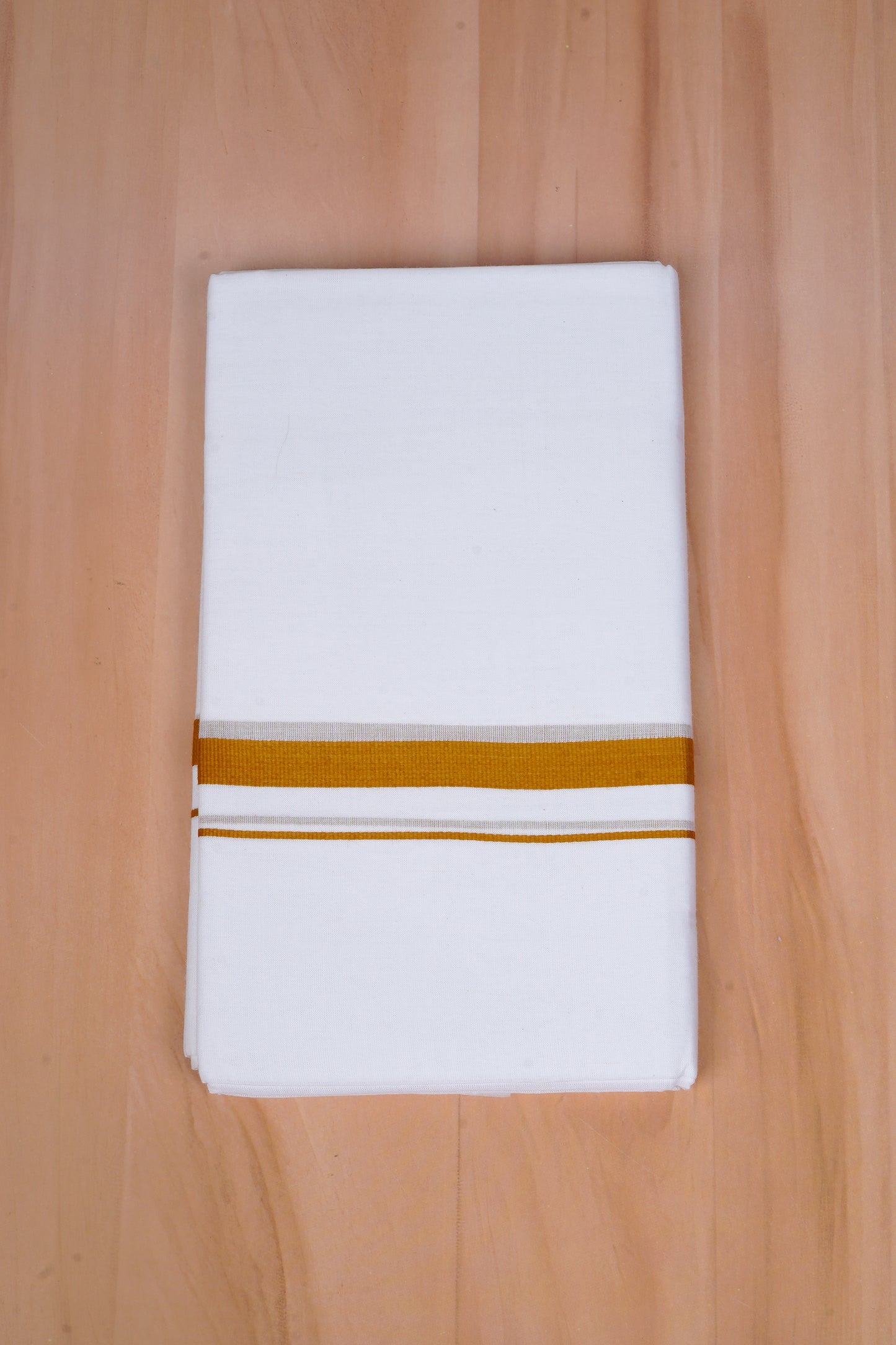 FCD-81 W/D DHOTI 3.80 MTR- Gold Yellow