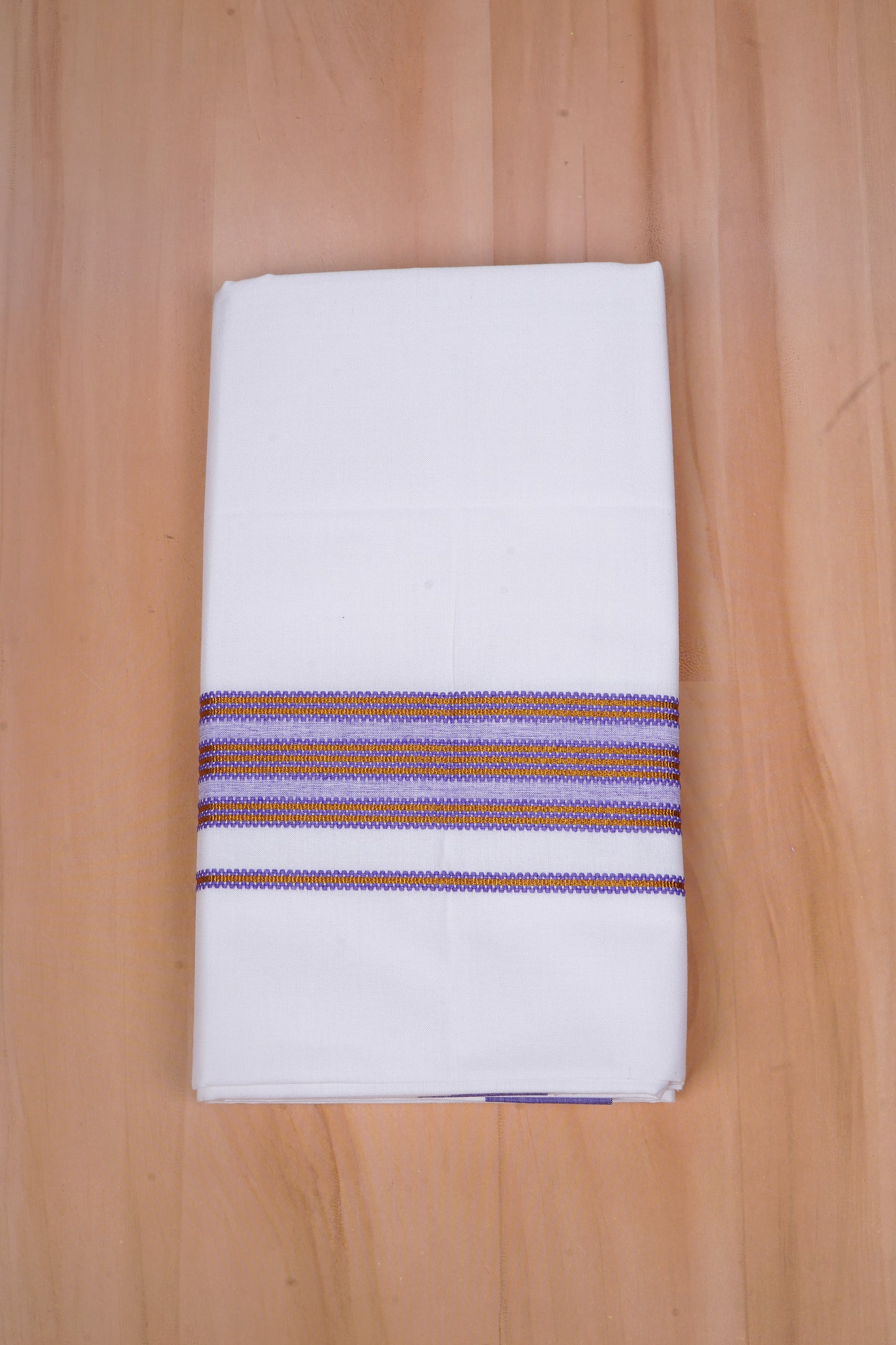 Heritage Gold W/S Dhoti 2.00 MTR - Violet
