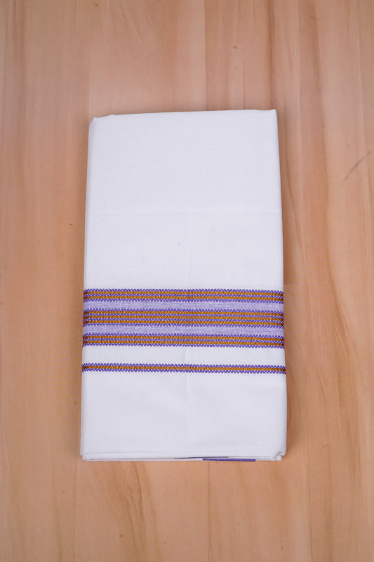 Heritage Gold W/S Dhoti 2.00 MTR - Violet