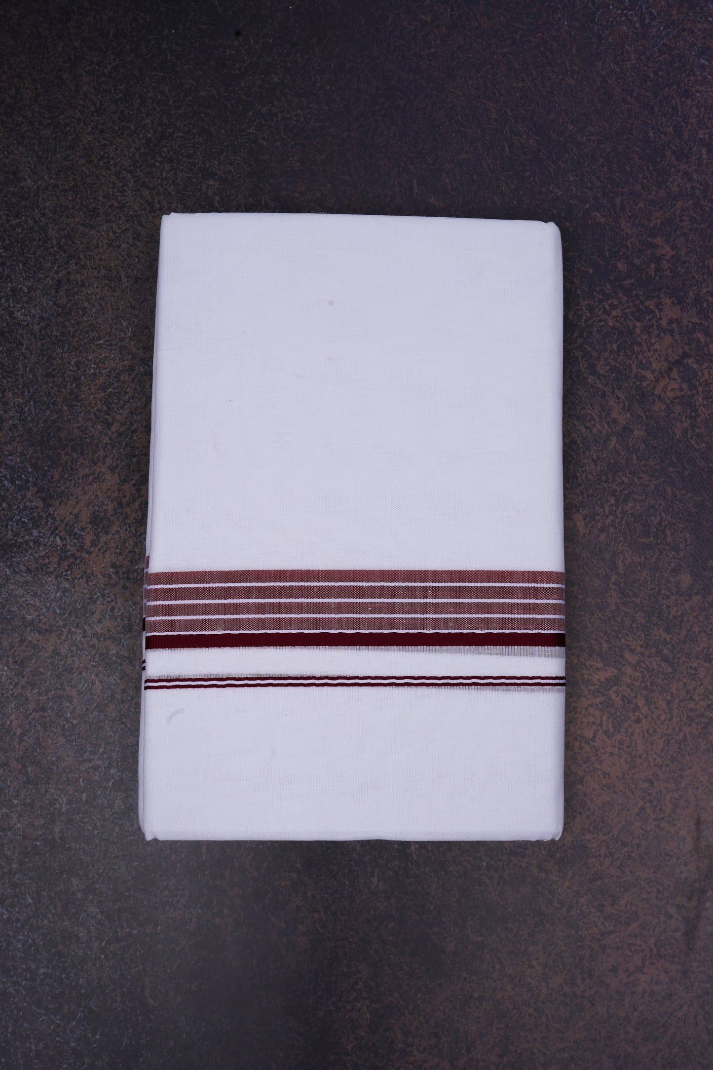 FD-133 W/D DHOTI 3.80 MTR-Dark maroon
