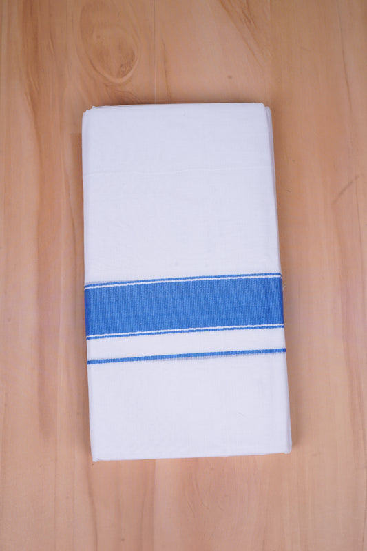 FCD-487 W/D DHOTI 3.80 MTR-Blue