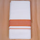 FCD-527 W/D DHOTI 3.80 MTR-Light Orange