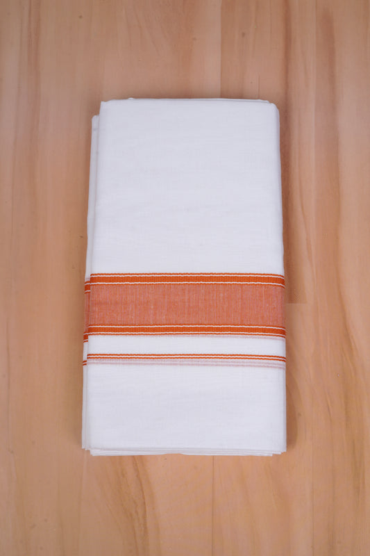 FCD-527 W/D DHOTI 3.80 MTR-Light Orange