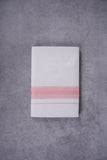 KERALOOM FINISH COTTON 326 W/D DHOTI 3.80 MTR - Pink