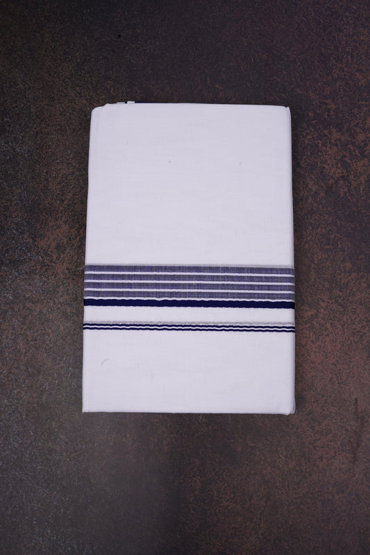 FD-133 W/D DHOTI 3.80 MTR-Navy Blue
