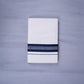 KERALOOM FINISH COTTON 329 W/D DHOTI 3.80 MTR - Navy Blue