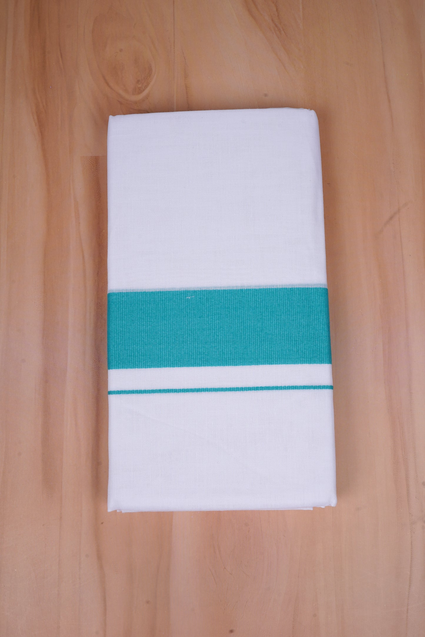 FCD-333 W/D DHOTI 3.80 MTR- Peacock Blue