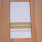 FCD-617 W/D DHOTI 3.80 MTR - Gold Yellow