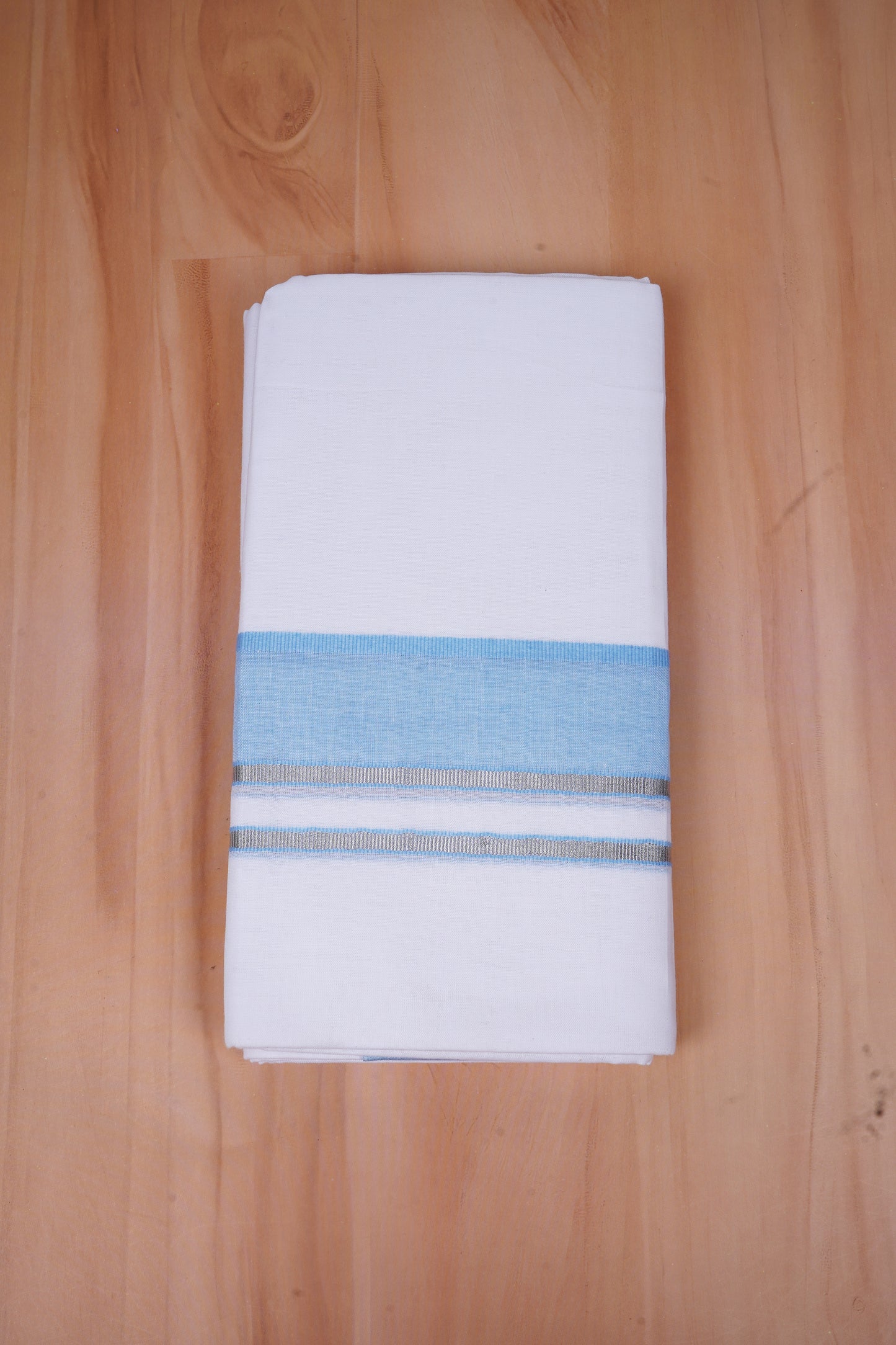 FCD-525 W/D DHOTI 3.80 MTR-Sky Blue