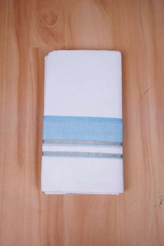 FCD-525 W/D DHOTI 3.80 MTR-Sky Blue