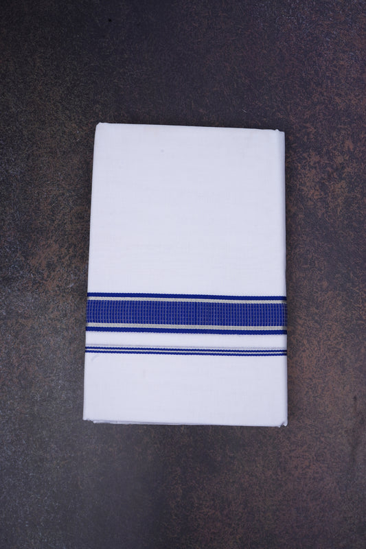 FD-167 W/D DHOTI 3.80 MTR-Navy Blue