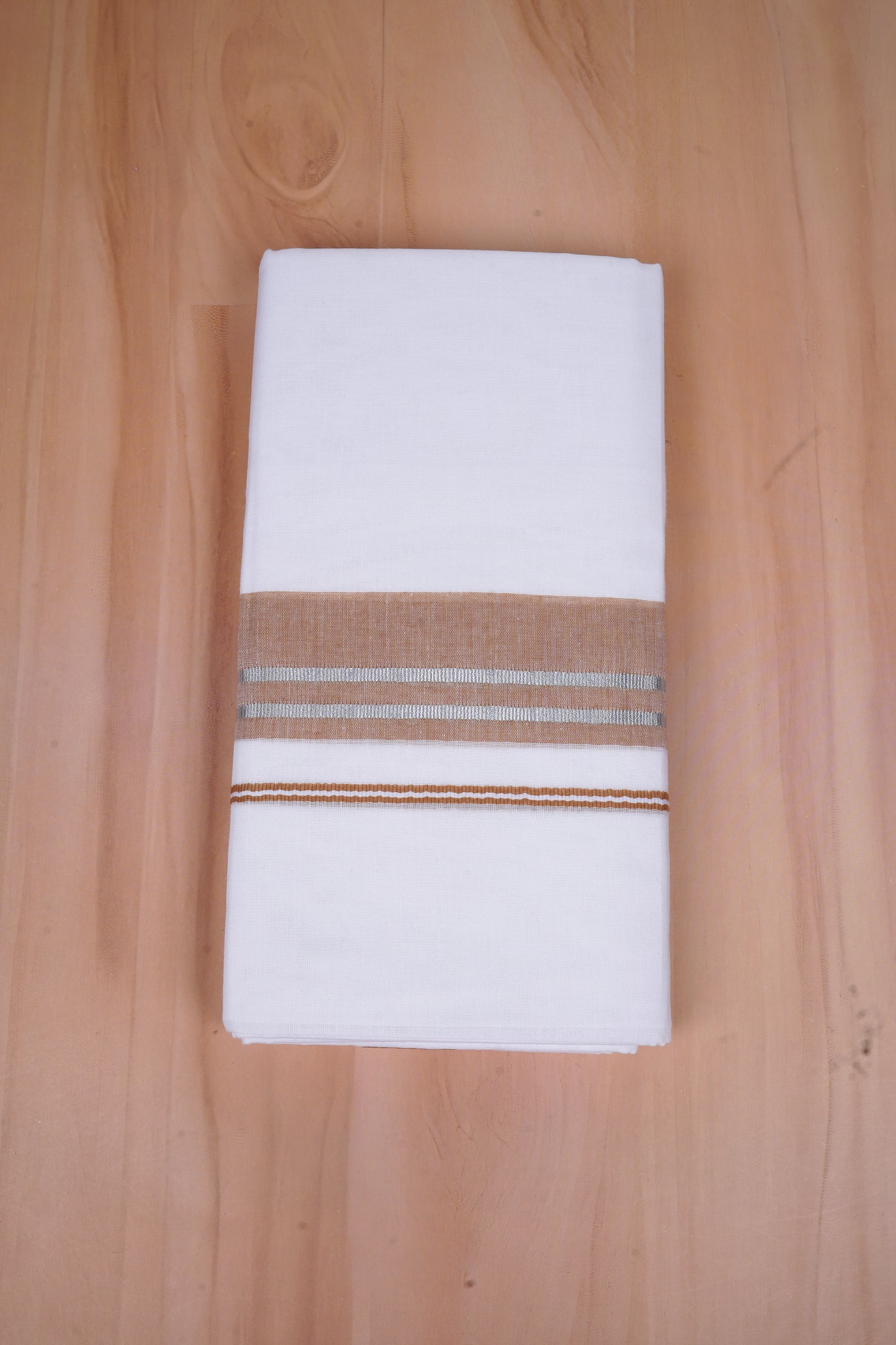 FCD-526 W/D DHOTI 3.80 MTR-Brown