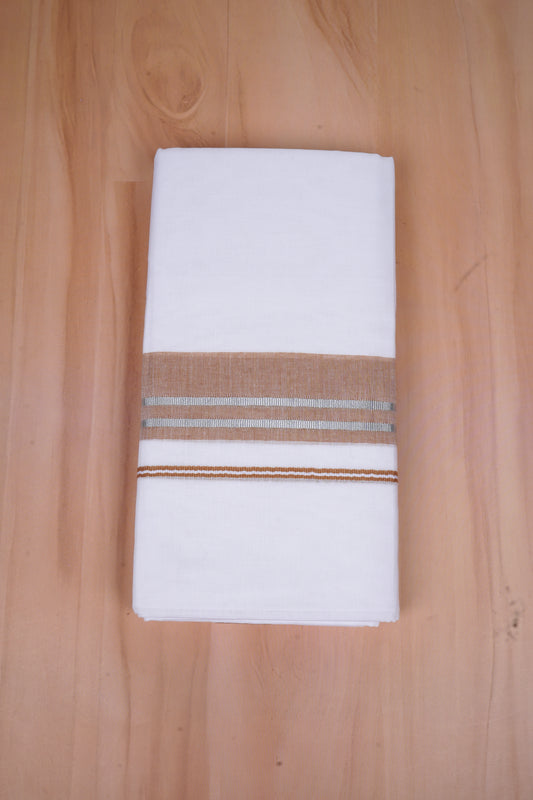 FCD-526 W/D DHOTI 3.80 MTR-Brown