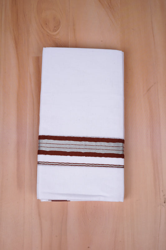 FCD-565 W/D DHOTI 3.80 MTR - Dark Brown