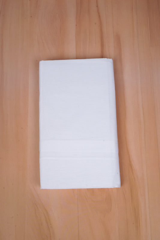 PMD-10 W/D DHOTI 3.80 MTR - White