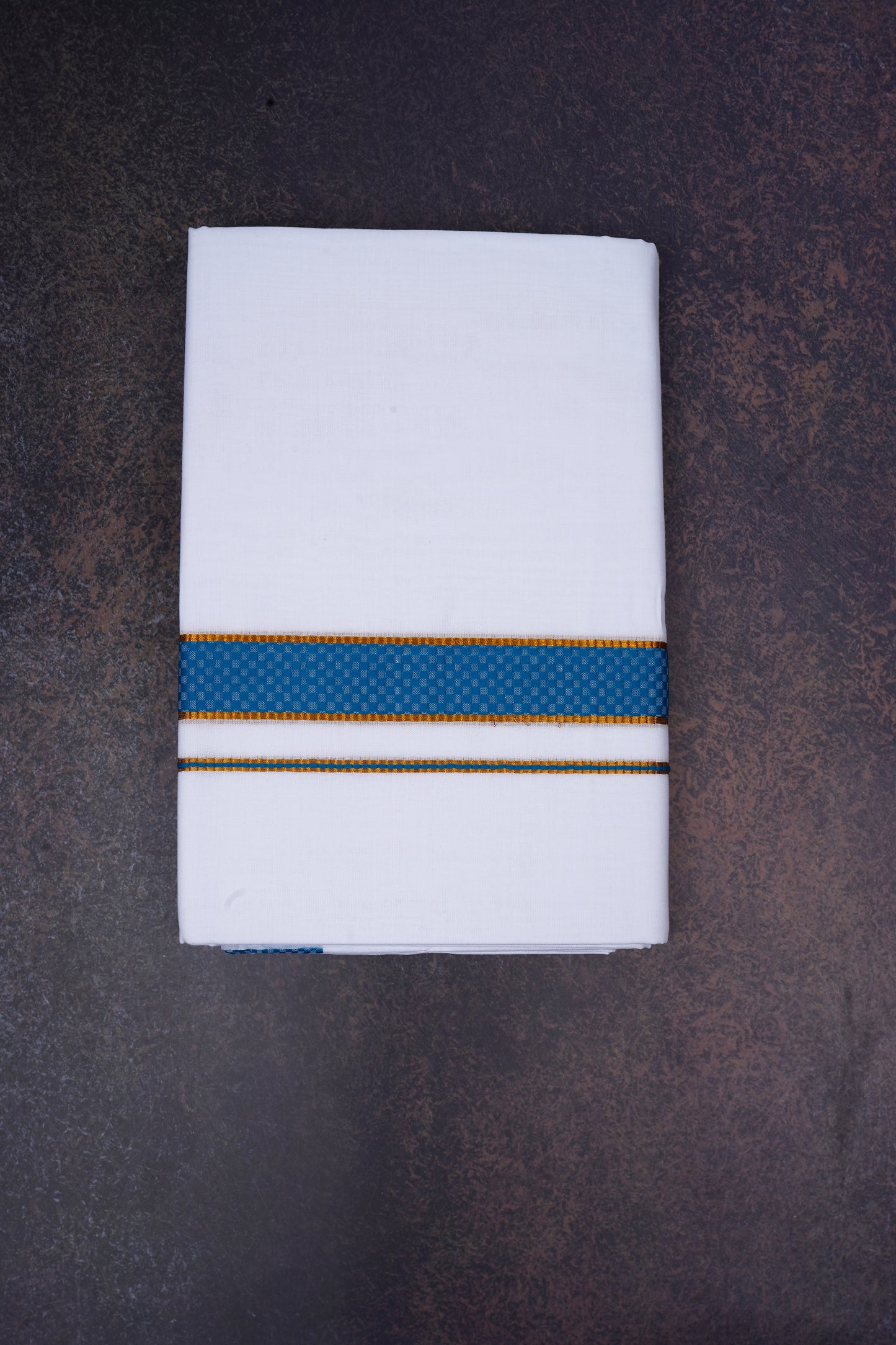 FD-200 W/D DHOTI 3.80 MTR-Dark Blue