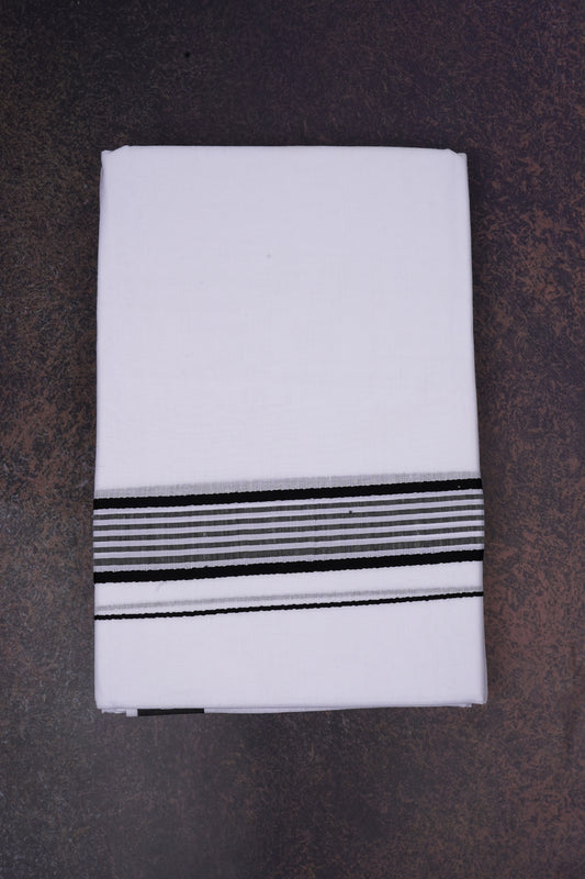 FD-162 W/D DHOTI 3.80 MTR-Gray Black