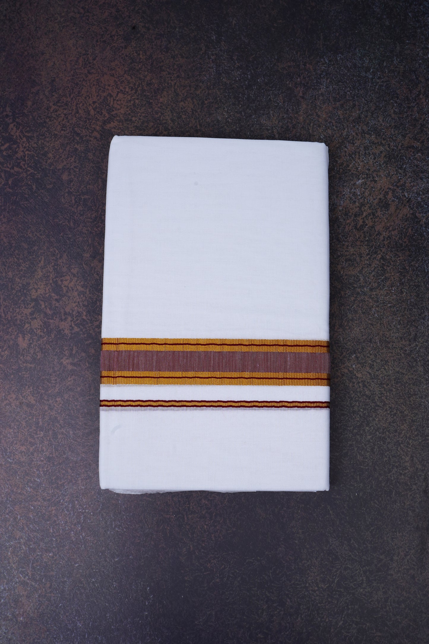 FD-172 W/D DHOTI 3.80 MTR- Brown