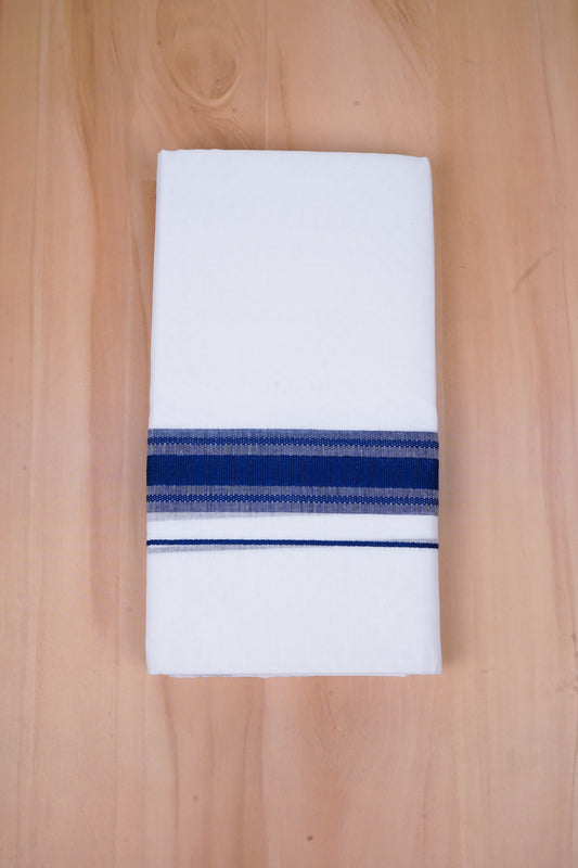 FCD-523 W/D DHOTI 3.80 MTR-Navy Blue