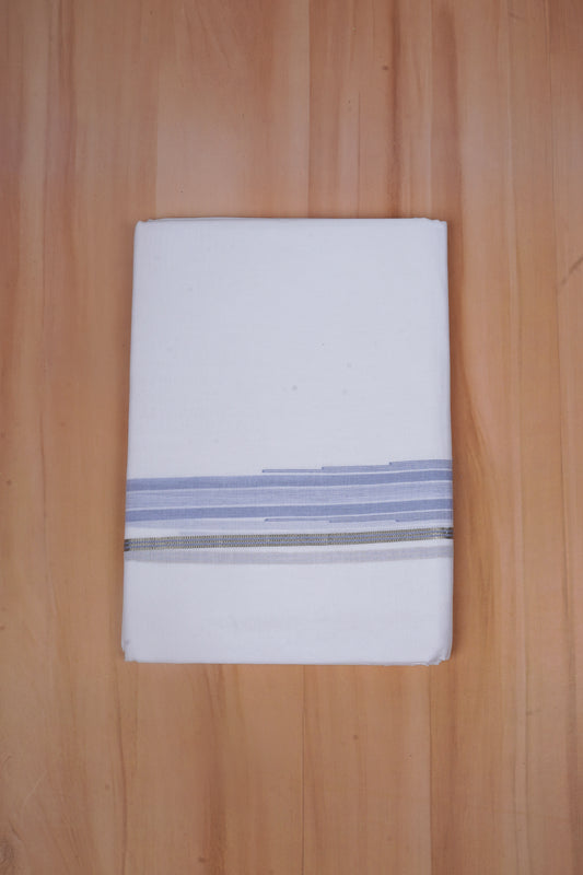 FCD-607 W/D DHOTI 3.80 MTR - Sky Blue