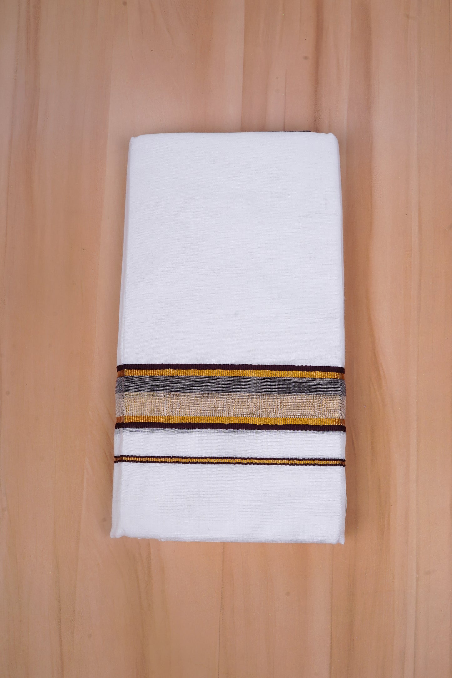 FCD-519 W/D DHOTI 3.80 MTR-Brown