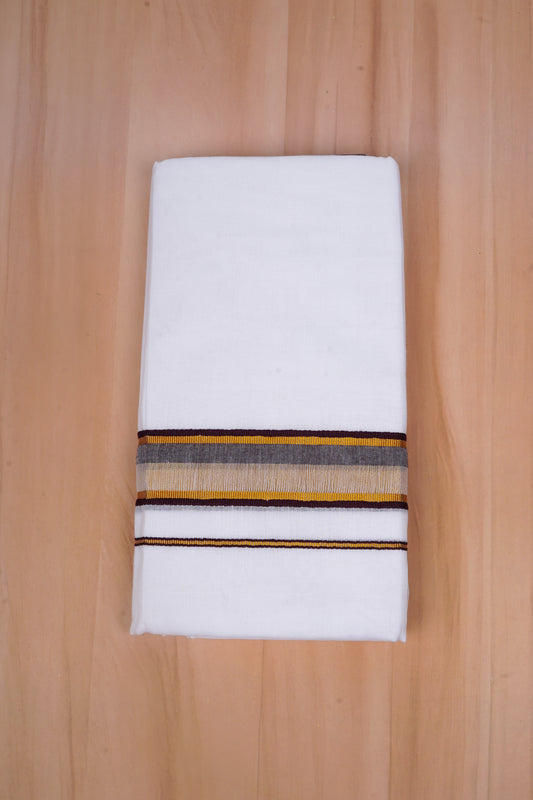 FCD-519 W/D DHOTI 3.80 MTR-Brown
