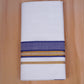 FCD-531 W/D DHOTI 3.80 MTR-Dark Blue