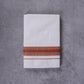 KERALOOM FINISH COTTON 326 W/D DHOTI 3.80 MTR - Brown