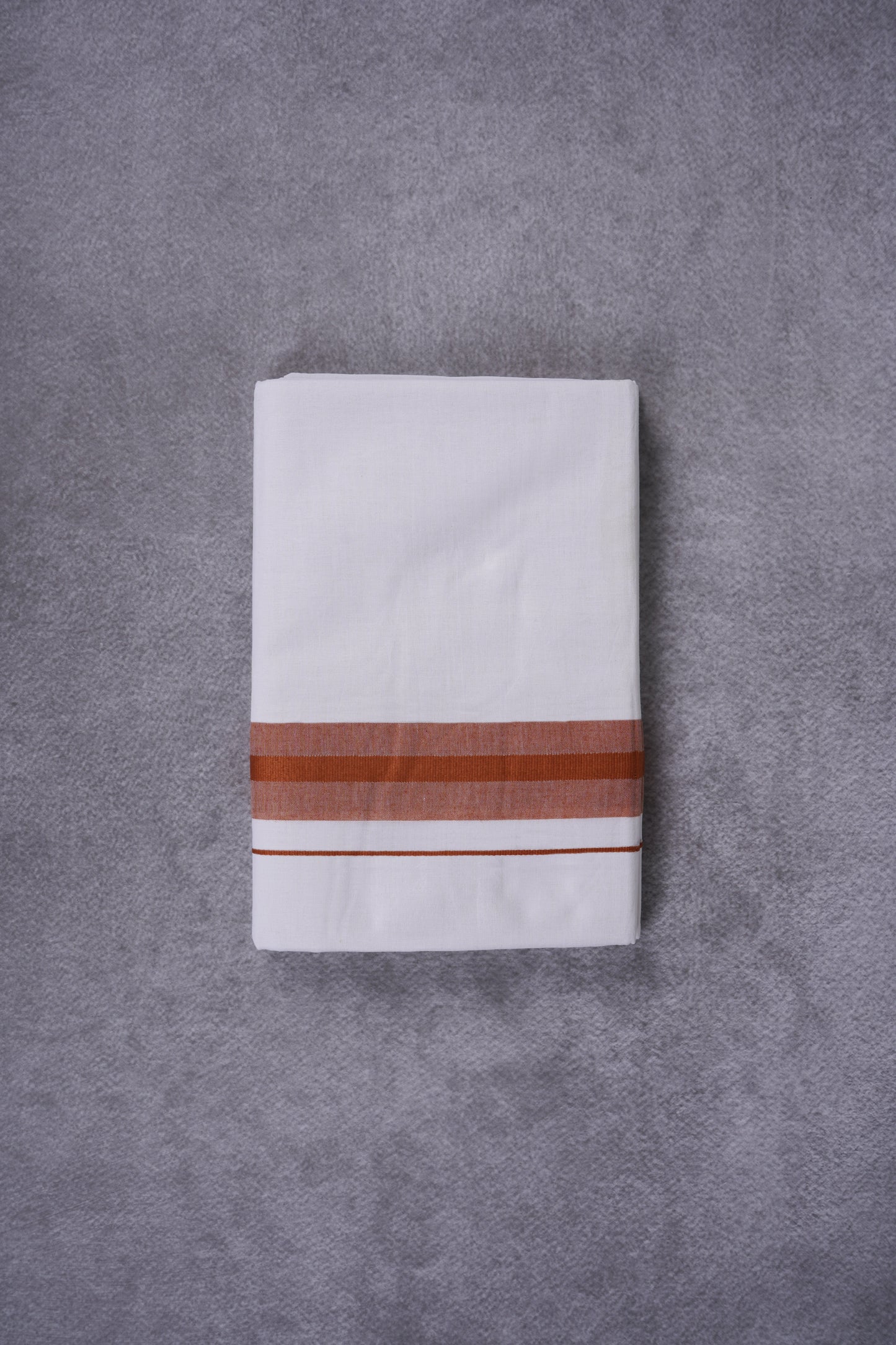 KERALOOM FINISH COTTON 326 W/D DHOTI 3.80 MTR - Brown