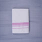 KERALOOM FINISH COTTON 327 W/D DHOTI 3.80 MTR - Pink