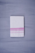 KERALOOM FINISH COTTON 327 W/D DHOTI 3.80 MTR - Pink