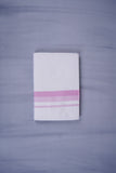 KERALOOM FINISH COTTON 327 W/D DHOTI 3.80 MTR - Pink