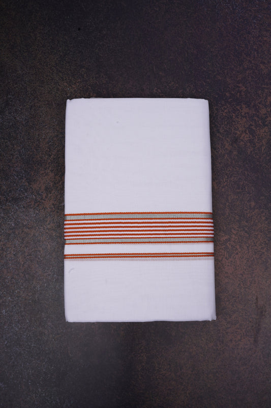 FD-137 W/D DHOTI 3.80 MTR-Orange