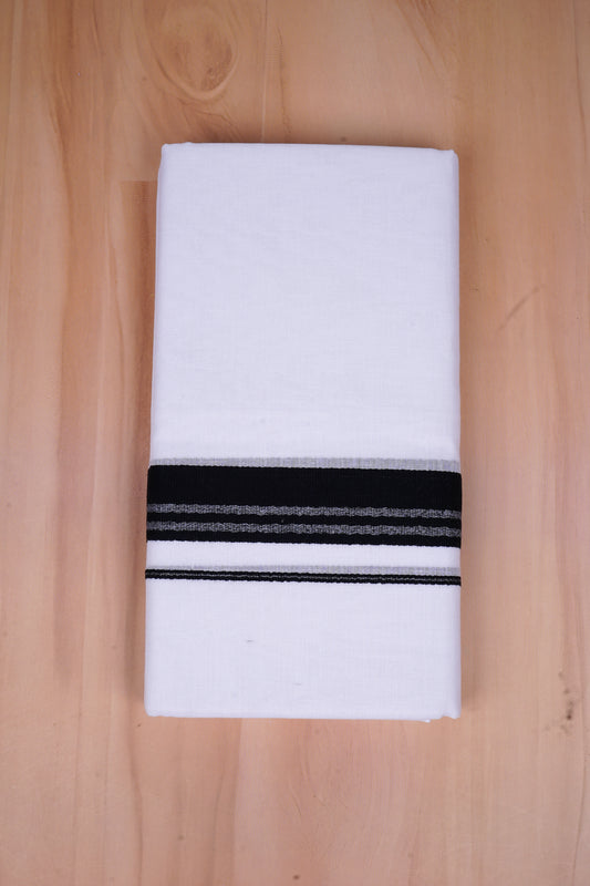 FCD-503 W/D DHOTI 3.80 MTR-Black