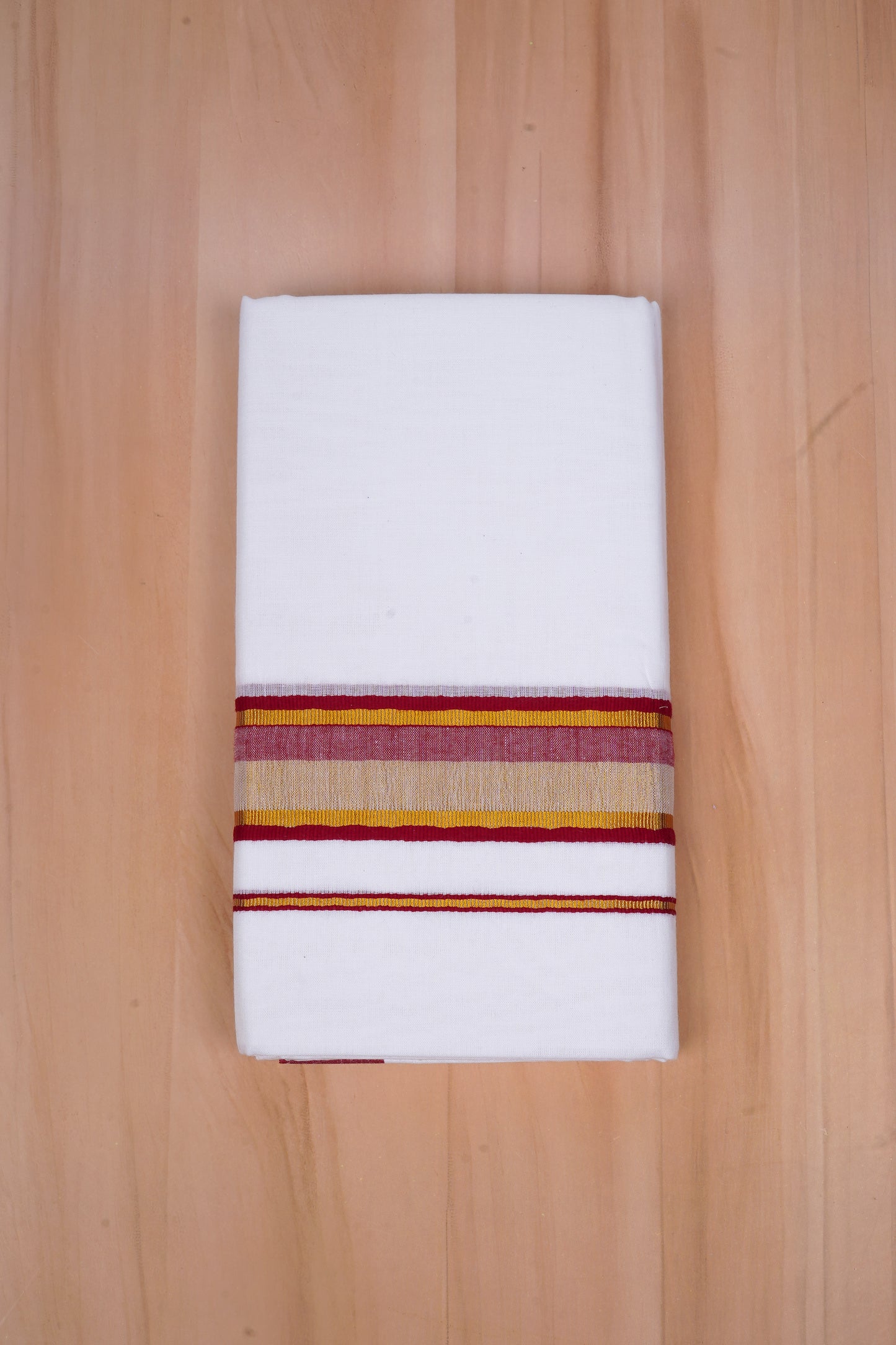 FCD-519 W/D DHOTI 3.80 MTR-Dark Maroon