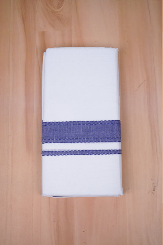 425FD-02 W/D DHOTI 4.25 MTR- Blue